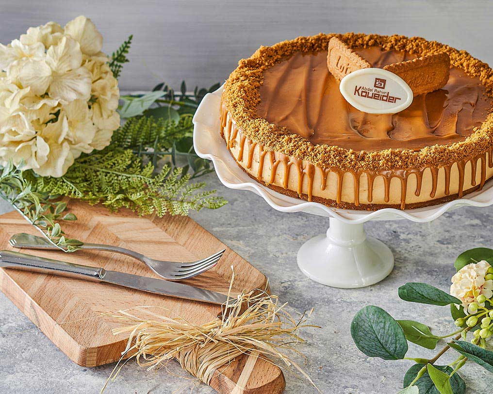 Cheesecake Cake With LotusAbdel Rahim Koueider - Egypt
