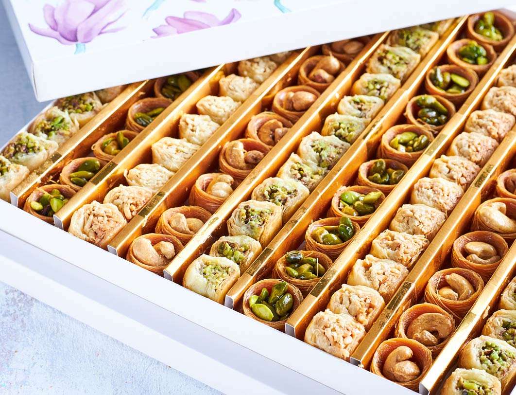 A box Of Light Assorted Oriental SweetsAbdel Rahim Koueider - Egypt